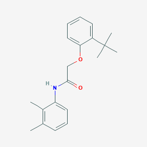 molecular formula C20H25NO2 B5543221 2-(2-tert-butylphenoxy)-N-(2,3-dimethylphenyl)acetamide 