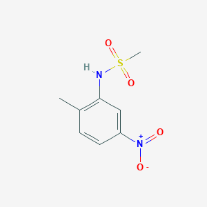 molecular formula C8H10N2O4S B5543224 N-(2-甲基-5-硝基苯基)甲磺酰胺 