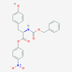 B554334 (S)-4-Nitrobenzyl 2-(((benzyloxy)carbonyl)amino)-3-(4-hydroxyphenyl)propanoate CAS No. 3556-56-7