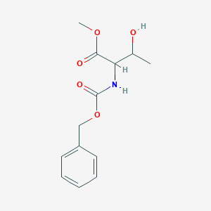 molecular formula C13H17NO5 B554339 (2S,3R)-甲基 2-(((苄氧羰基)氨基)-3-羟基丁酸酯 CAS No. 57224-63-2