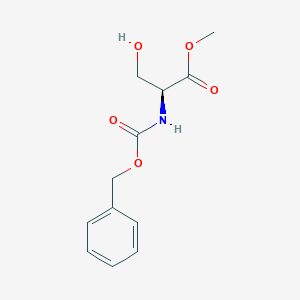molecular formula C12H15NO5 B554345 N-Cbz-L-丝氨酸甲酯 CAS No. 1676-81-9