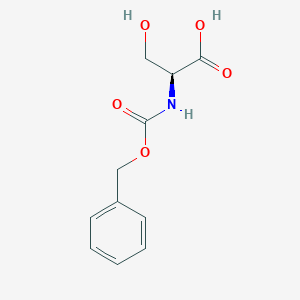 molecular formula C11H13NO5 B554347 Benzyloxycarbonylserine CAS No. 1145-80-8