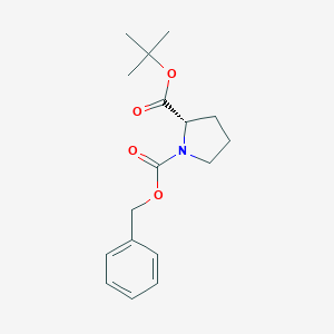 molecular formula C17H23NO4 B554351 (S)-1-苄基 2-叔丁基吡咯烷-1,2-二羧酸酯 CAS No. 16881-39-3