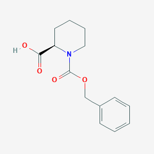 molecular formula C14H17NO4 B554356 (R)-1-((苄氧基)羰基)哌啶-2-羧酸 CAS No. 28697-09-8