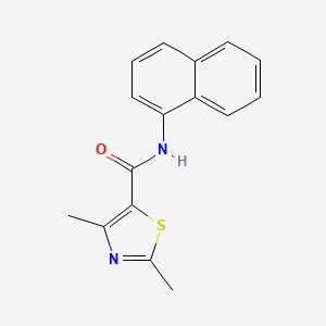 2,4-dimethyl-N-1-naphthyl-1,3-thiazole-5-carboxamide