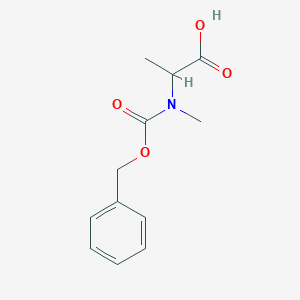 molecular formula C12H15NO4 B554375 Z-N-Me-Ala-OH CAS No. 21691-41-8