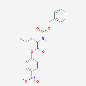 molecular formula C20H22N2O6 B554378 (S)-4-硝基苯基 2-(((苄氧羰基)氨基)-4-甲基戊酸酯 CAS No. 1738-87-0