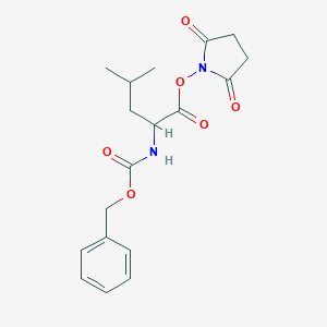 molecular formula C18H22N2O6 B554379 Z-亮氨酸-OSu CAS No. 3397-35-1