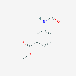 molecular formula C11H13NO3 B5543919 乙酰氨基苯甲酸乙酯 CAS No. 19305-32-9
