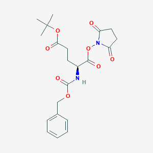 molecular formula C21H26N2O8 B554402 5-叔丁基 1-(2,5-二氧代吡咯烷-1-基) (S)-2-(((苯甲氧基)羰基)氨基)戊二酸 CAS No. 4666-16-4