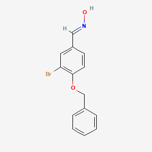 4-(benzyloxy)-3-bromobenzaldehyde oxime