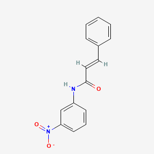 molecular formula C15H12N2O3 B5544337 N-(3-硝基苯基)-3-苯基丙烯酰胺 CAS No. 55000-38-9