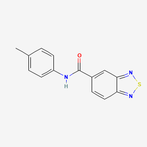 molecular formula C14H11N3OS B5544403 N-(4-methylphenyl)-2,1,3-benzothiadiazole-5-carboxamide 