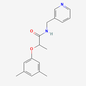 molecular formula C17H20N2O2 B5544438 2-(3,5-dimethylphenoxy)-N-(3-pyridinylmethyl)propanamide 