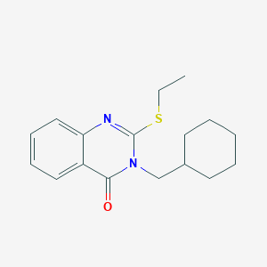 3-(cyclohexylmethyl)-2-(ethylthio)-4(3H)-quinazolinone