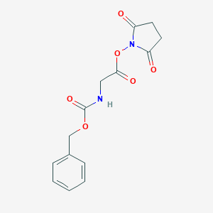 molecular formula C14H14N2O6 B554453 2,5-二氧代吡咯烷-1-基 2-(((苄氧基)羰基)氨基)乙酸酯 CAS No. 2899-60-7