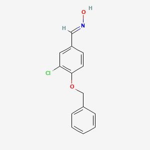 4-(benzyloxy)-3-chlorobenzaldehyde oxime