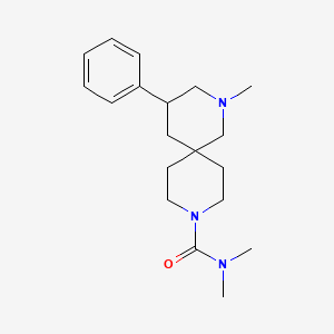 N,N,2-trimethyl-4-phenyl-2,9-diazaspiro[5.5]undecane-9-carboxamide