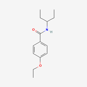 molecular formula C14H21NO2 B5544896 4-乙氧基-N-(1-乙基丙基)苯甲酰胺 