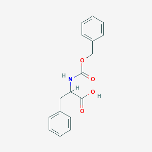 molecular formula C17H17NO4 B554502 N-苄羰基-DL-苯丙氨酸 CAS No. 3588-57-6
