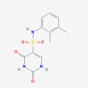 molecular formula C12H13N3O4S B5545050 N-(2,3-dimethylphenyl)-2-hydroxy-6-oxo-1,6-dihydro-5-pyrimidinesulfonamide 