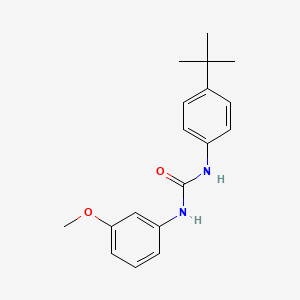 molecular formula C18H22N2O2 B5545084 N-(4-tert-butylphenyl)-N'-(3-methoxyphenyl)urea 