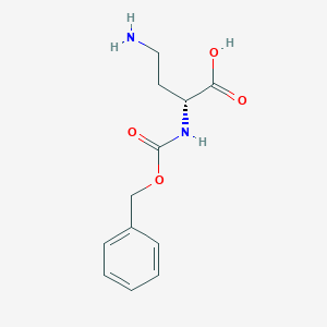 molecular formula C12H16N2O4 B554530 Cbz-D-2,4-Diaminobutyric acid CAS No. 70882-66-5