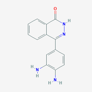 molecular formula C14H12N4O B5545355 4-(3,4-二氨基苯基)-1(2H)-酞嗪酮 