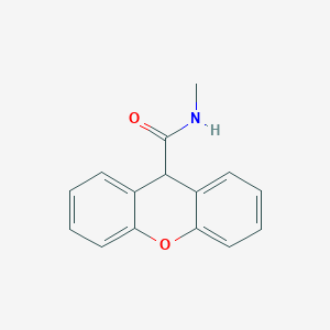 molecular formula C15H13NO2 B5545360 N-甲基-9H-呫吨-9-甲酰胺 