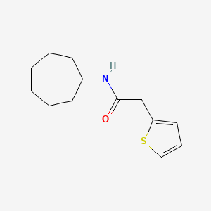 N-cycloheptyl-2-(2-thienyl)acetamide