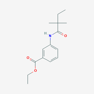 ethyl 3-[(2,2-dimethylbutanoyl)amino]benzoate