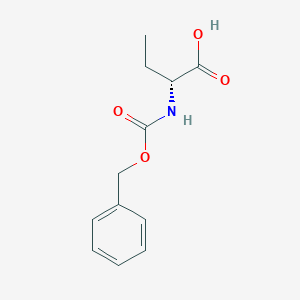 molecular formula C12H15NO4 B554554 (R)-2-(((苄氧羰基)氨基)丁酸 CAS No. 2900-20-1