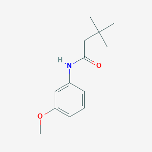 molecular formula C13H19NO2 B5545573 N-(3-甲氧基苯基)-3,3-二甲基丁酰胺 