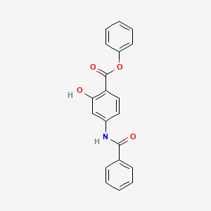 phenyl 4-(benzoylamino)-2-hydroxybenzoate