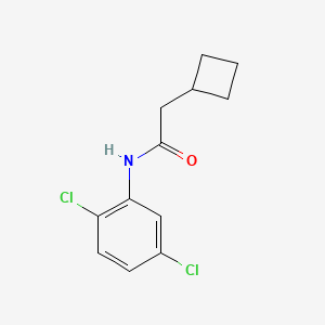molecular formula C12H13Cl2NO B5545677 2-环丁基-N-(2,5-二氯苯基)乙酰胺 