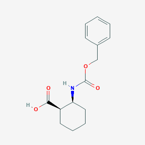 molecular formula C15H19NO4 B554600 (1R,2S)-2-(苯甲氧羰基氨基)环己烷-1-羧酸 CAS No. 54867-08-2