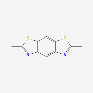 molecular formula C10H8N2S2 B5546391 2，6-二甲基[1，3]噻唑并[4，5-f][1，3]苯并噻唑 