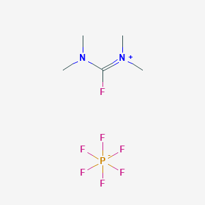molecular formula C5H12F7N2P B554642 Fluoro-N,N,N',N'-tetramethylformamidinium hexafluorophosphate CAS No. 164298-23-1