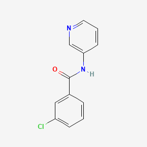 molecular formula C12H9ClN2O B5546916 3-氯-N-3-吡啶基苯甲酰胺 