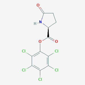 molecular formula C11H6Cl5NO3 B554695 高氯苯基 5-氧代-L-脯氨酸酯 CAS No. 28990-85-4