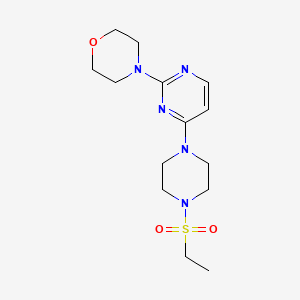 4-{4-[4-(ethylsulfonyl)-1-piperazinyl]-2-pyrimidinyl}morpholine