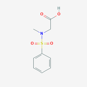 molecular formula C9H11NO4S B554713 N-甲基-N-(苯磺酰基)甘氨酸 CAS No. 46376-16-3
