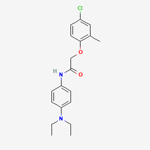 2-(4-chloro-2-methylphenoxy)-N-[4-(diethylamino)phenyl]acetamide