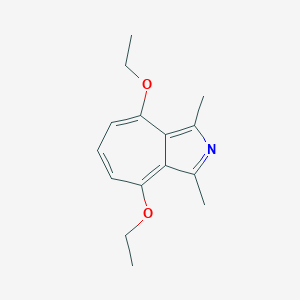 molecular formula C15H19NO2 B5547586 4,8-diethoxy-1,3-dimethylcyclohepta[c]pyrrole CAS No. 6598-12-5