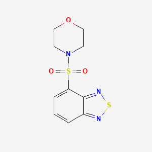 molecular formula C10H11N3O3S2 B5547622 4-(4-morpholinylsulfonyl)-2,1,3-benzothiadiazole 