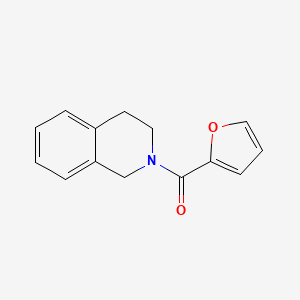 molecular formula C14H13NO2 B5547811 2-(2-furoyl)-1,2,3,4-tetrahydroisoquinoline 