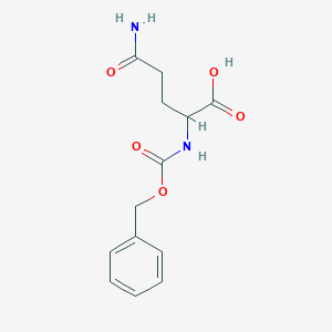 molecular formula C13H16N2O5 B554785 苄羰基谷氨酰胺 CAS No. 2650-64-8