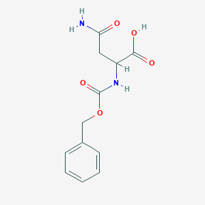 molecular formula C12H14N2O5 B554787 Carbobenzoxy-L-天冬氨酸 CAS No. 2304-96-3