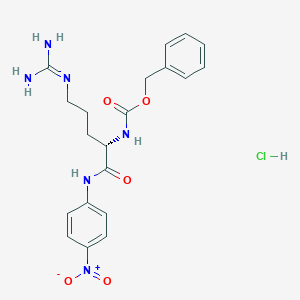 molecular formula C20H25ClN6O5 B554788 N-α-Z-L-精氨酸-4-硝基苯胺盐酸盐 CAS No. 59188-53-3