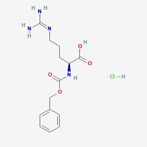 molecular formula C14H21ClN4O4 B554789 Cbz-L-精氨酸盐酸盐 CAS No. 56672-63-0